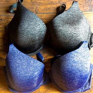 Victoria's Secret Uplift Semi Demi Lined Bra Set (2)